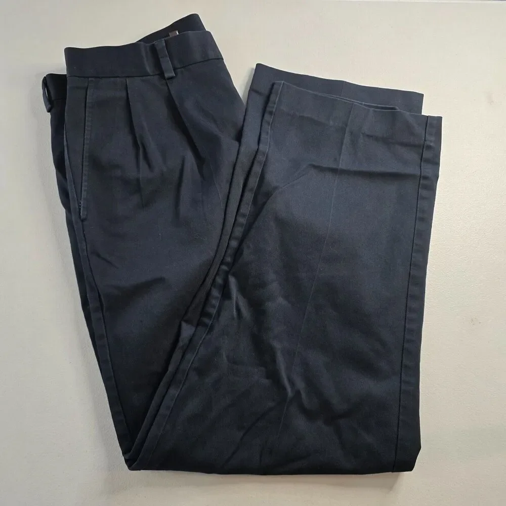 Nordstrom Chino Pants Men's 34 x 34 *** Dk Blue Straight Smartcare Wrinkle Free